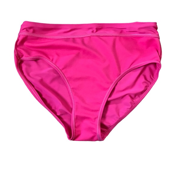 Womens Laguna Size Medium 2 Piece Coral High Neck Tankini Moderate Coverage Suit - Picture 6 of 10